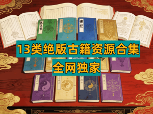 13类绝版古籍资源，涵盖医书、易经、佛学、风水等等，每本都是精品【电商热销986】-零一资源网