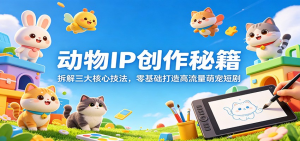 动物IP创作秘籍：拆解三大核心技法，零基础打造高流量萌宠短剧-零一资源网